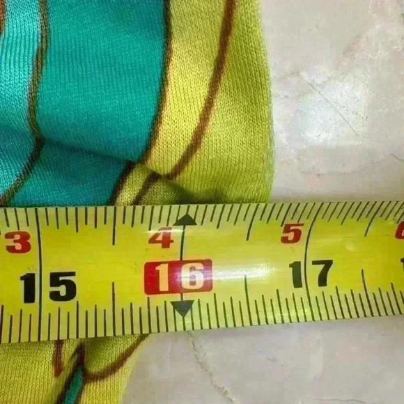 Trina Turk Collection Small Blue Green Floral Cowl Neck Sleeveless
Dress‎ EUC - Picture 7 of 8